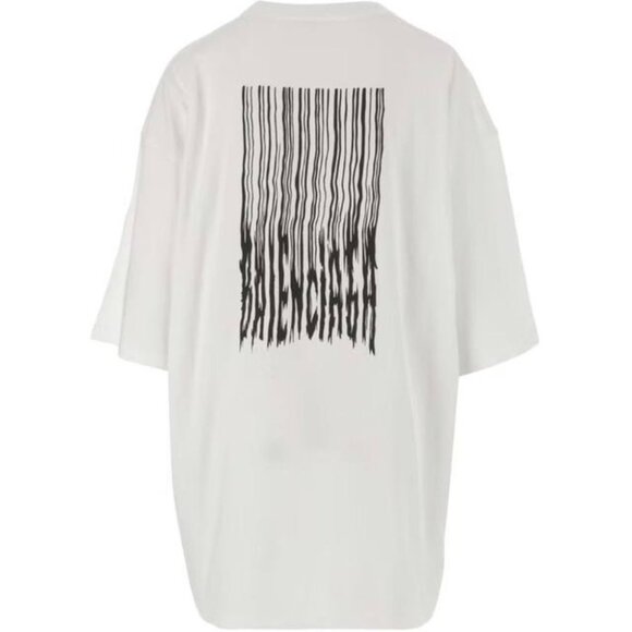 Men's Rare Balenciaga Oversized Fit Barcode T-Shirt - Picture 8 of 11